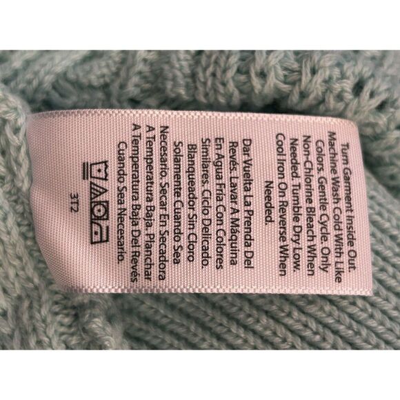 Time and Tru Sweater Tank Top Mint Green Women's XL (16-18) - Picture 6 of 6